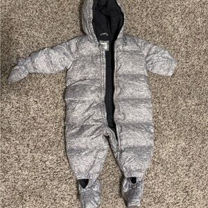 GAP Gray Kids One Piece Snowsuit